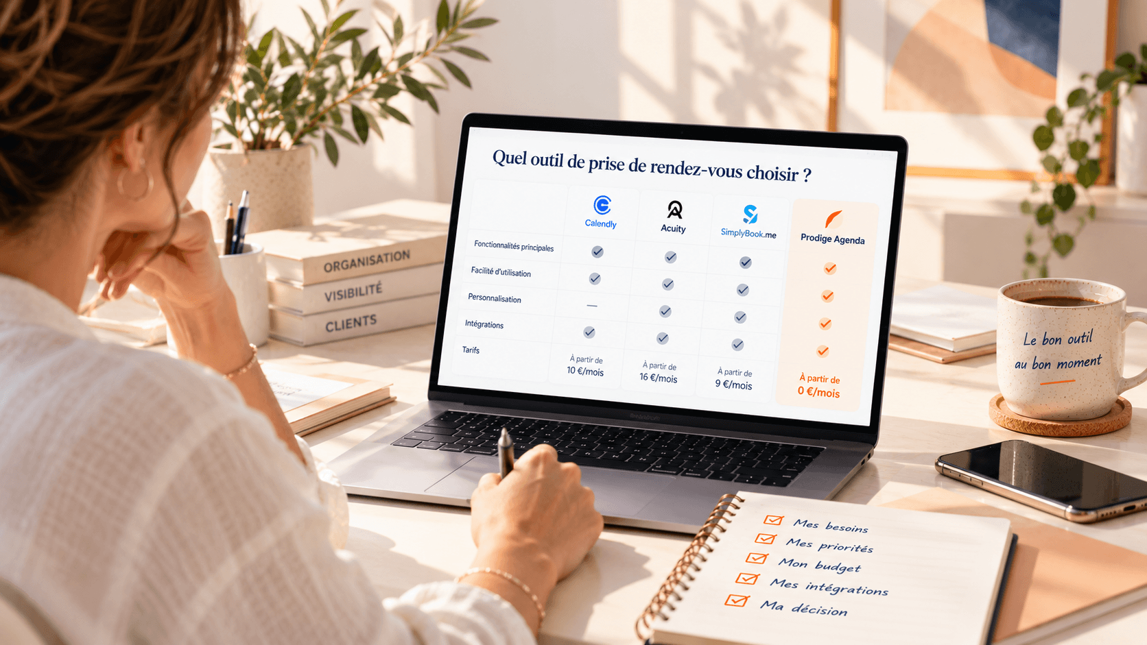 Logiciel prise de rendez-vous en ligne, comparatif